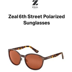 NWOT Zeal Polarized sunglasses